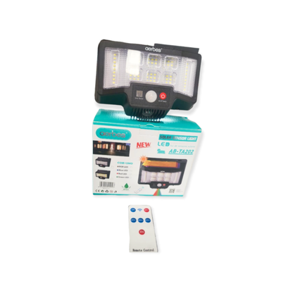 RGB Solar Powered Sensor Wall Light White