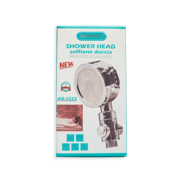 Premium Chrome Aluminum Shower Head