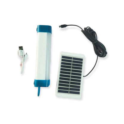 Solar Powered USB Rechargeable Emergency LED Tube Light