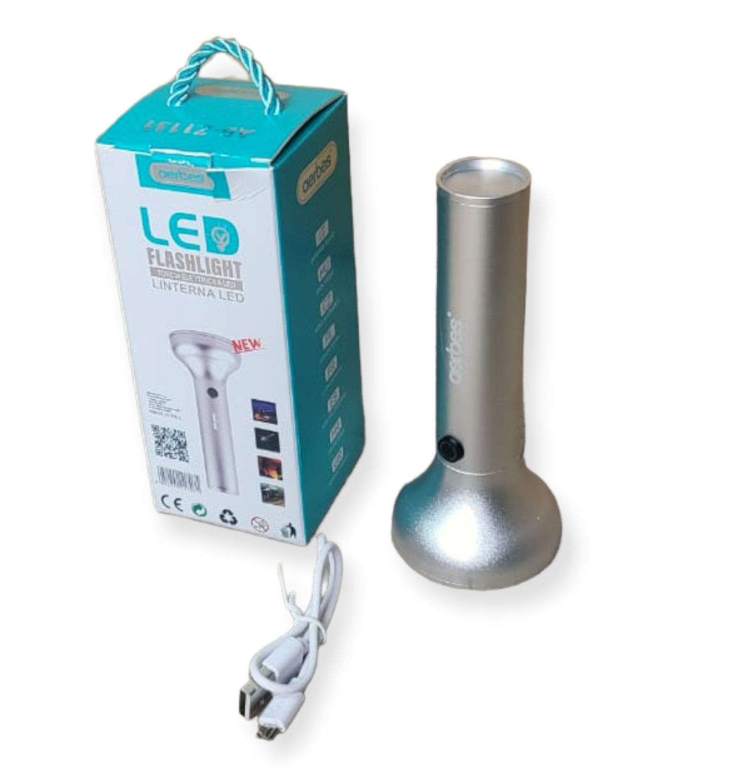 80W Rechargeable Mini Flashlight