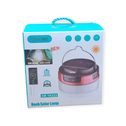 Multi Functional Hook Solar Powered Camping Light