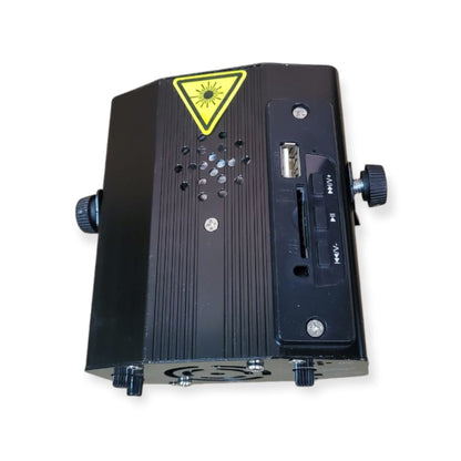 Speaker LED Mini Stage Lighting Projector With USB Port