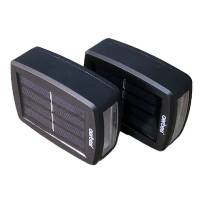 Pack Of 2 Solar Powered Wall Lamp Warm White