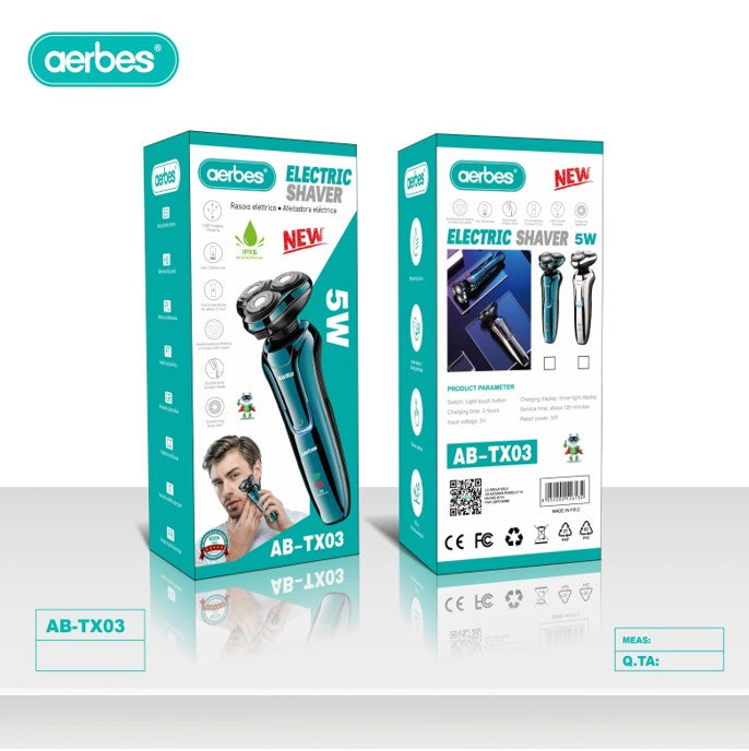 Rechargeable 3 Heads Shaver