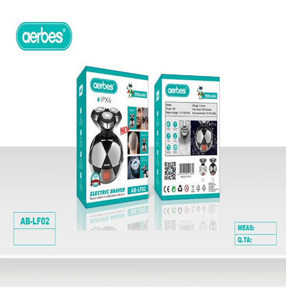 USB Rechargeable 5W Round Shaver With Digital Display