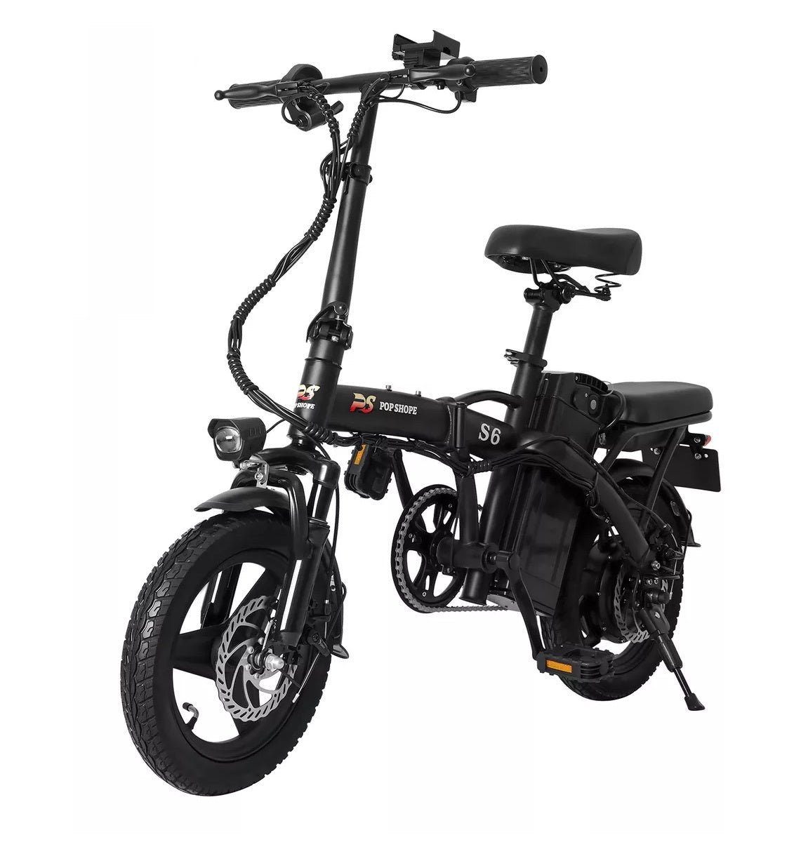 Pop Shope S6 Folding Electric Bike 35km/h Max. 750w