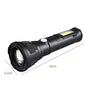 Multi functional Rechargeable Zoom Flashlight