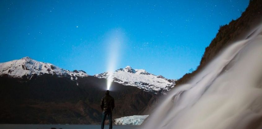 Wave Sensing LED Headlamp