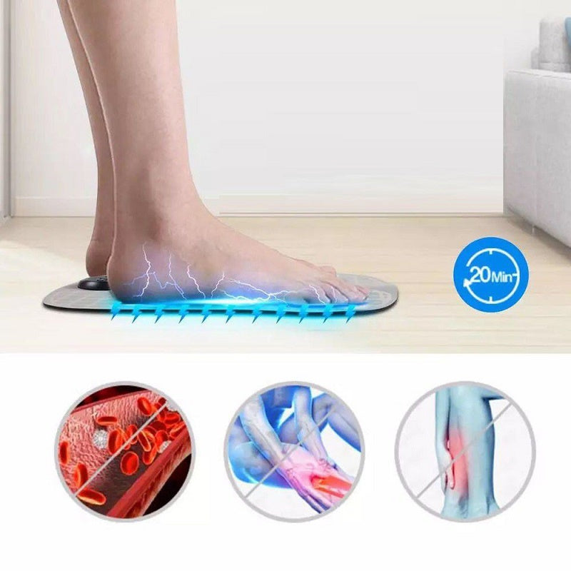 Rechargeable EMS Physiotherapy Wireless Muscle Stimulator Foot Massager