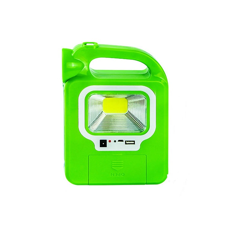 Green Petrol Can Design Solar Powered Emergency COB + LED Light