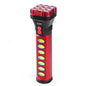 18W Rechargeable Solar Powered 9 LED +7 COB Flashlight