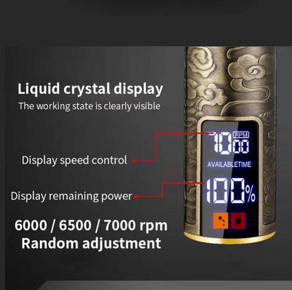 Professional LCD Display USB Charging Hair Trimmer 1200Mah