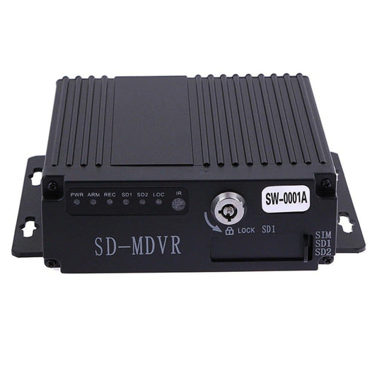 Vehicle CCTV DVR 4CH Mobile Digital Video Recorder SD-MDVR