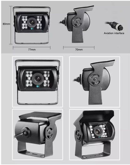 4 Channel mobile sdvr vehicle cctv kit with g-sensor, wifi, 4g, gps & remote monitoring (256gig SD Card)