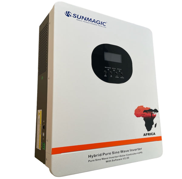 Sunmagic 3000w 3.5KVA PWM 24v Pure Sinewave Hybrid Solar Inverter – My ...