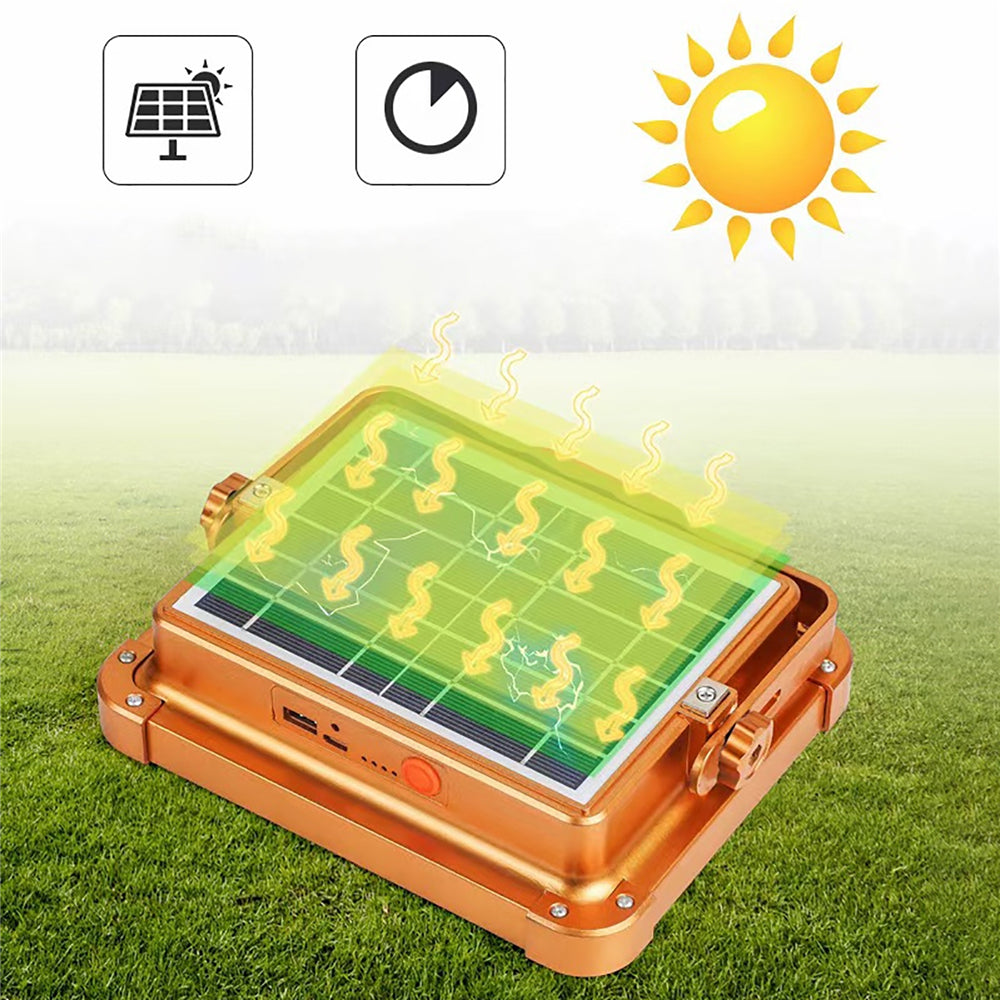 120W Multifunctional Rechargeable Solar Powered Work Light
