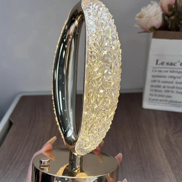 Heaven Gate Rechargeable 3 LED Crystal Table Lamp