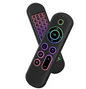 Rechargeable AIR Wireless 2.4GHz MOUSE REMOTE Mini KeyBoard with RGB Backlight & Dual Mode