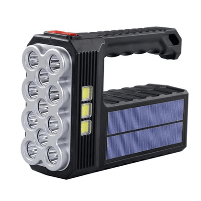 Solar Powered Multi-functional Searchlight 11LED+COB