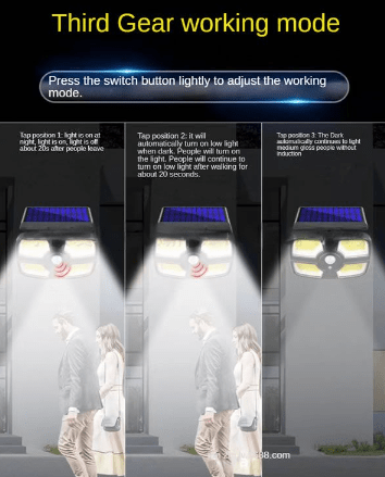 30W Solar Powered Split Wall Lamp With Remote Control