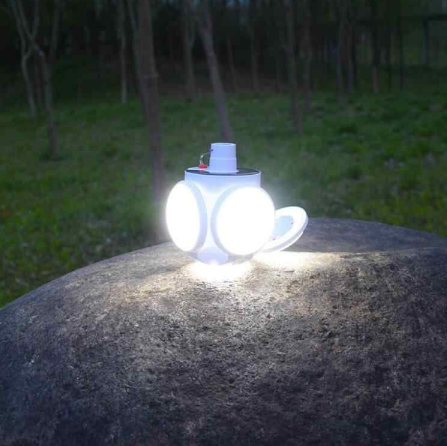 Waterproof LED Solar Powered Emergency Charging Lamp With Hanging Hook