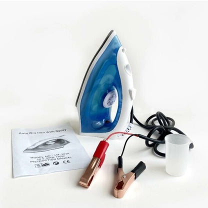Steam Iron With Battery Leads