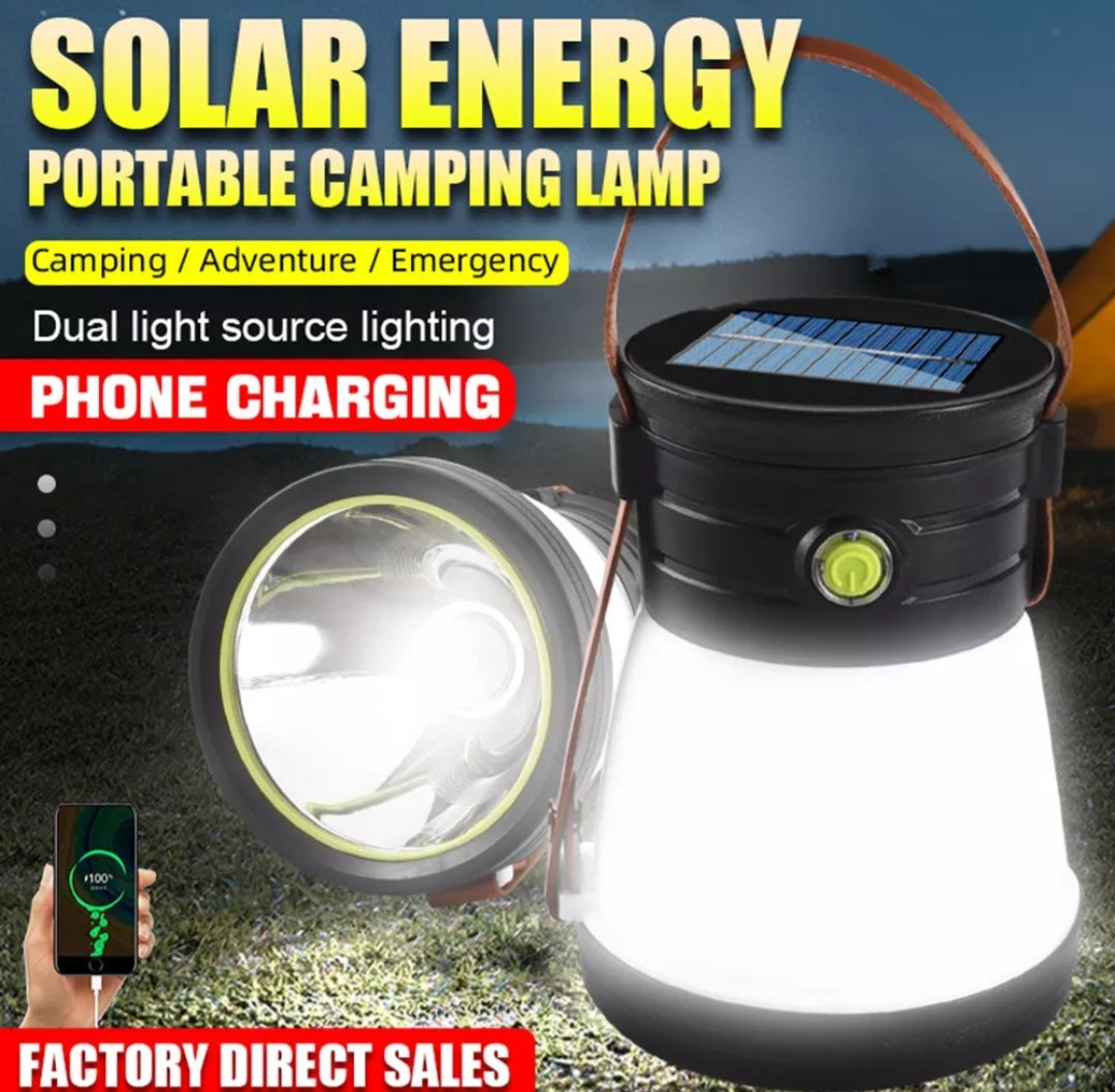 Solar Powered Multifunctional Camping Light