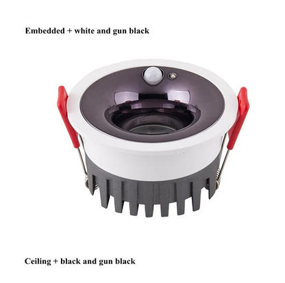 12W LED Recessed Downlight with Adjustable Spotlight Lens