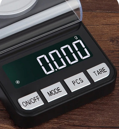 AB-C07 Glossy Chrome Silver 50g/0.01g Jewelry Scale