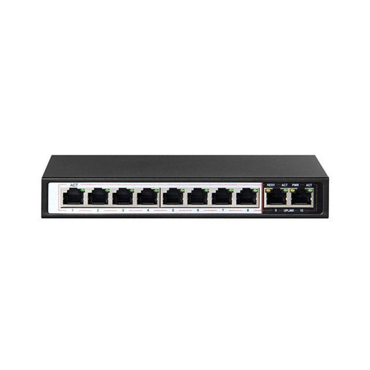 DUXBURY SWITCH 8 PORT POE; 8XPOE PORTS; 2XSFP (FIBRE)