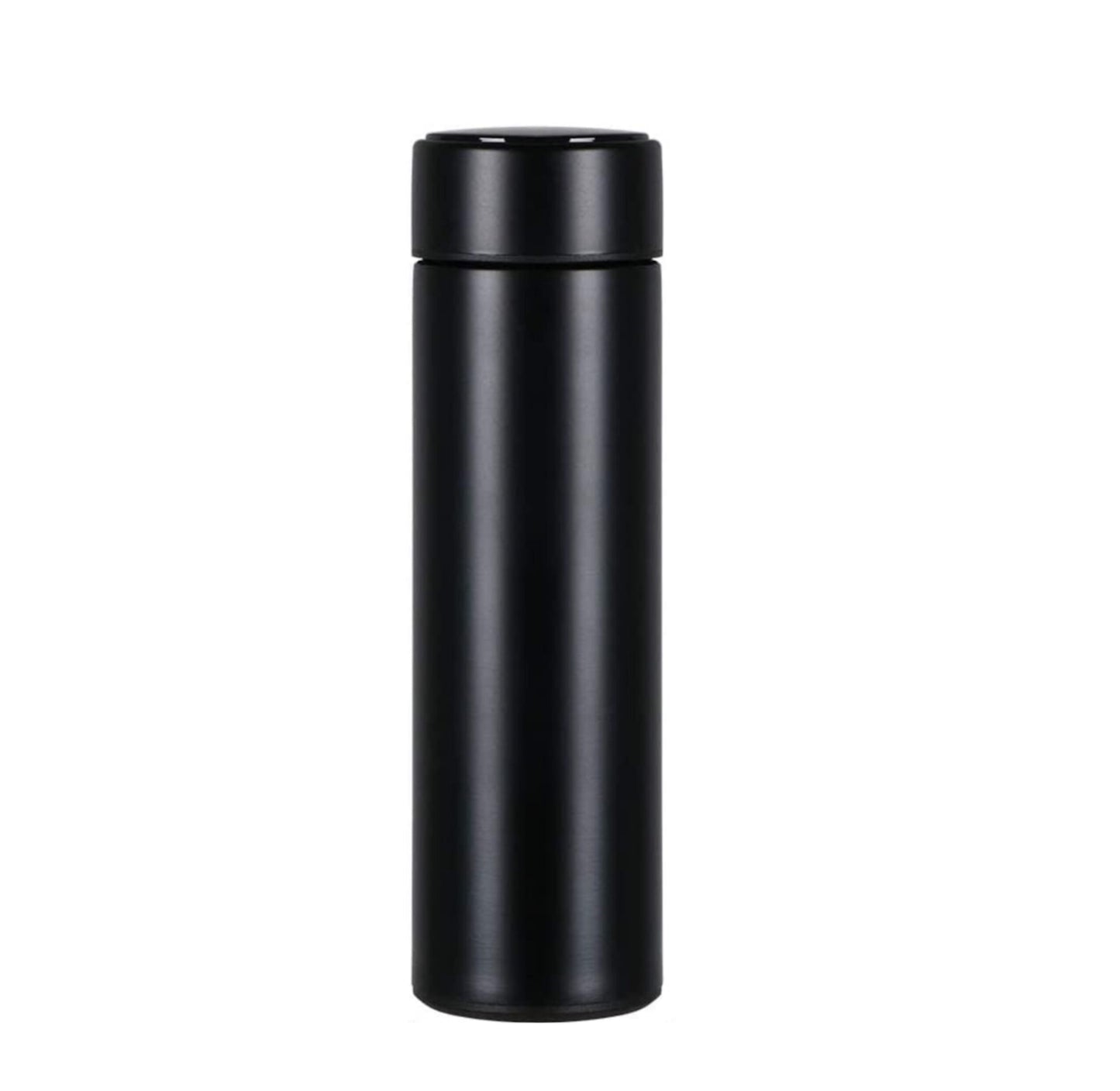 Stainless Steel Vacuum LED Temperature Display Smart Water Cup - Black