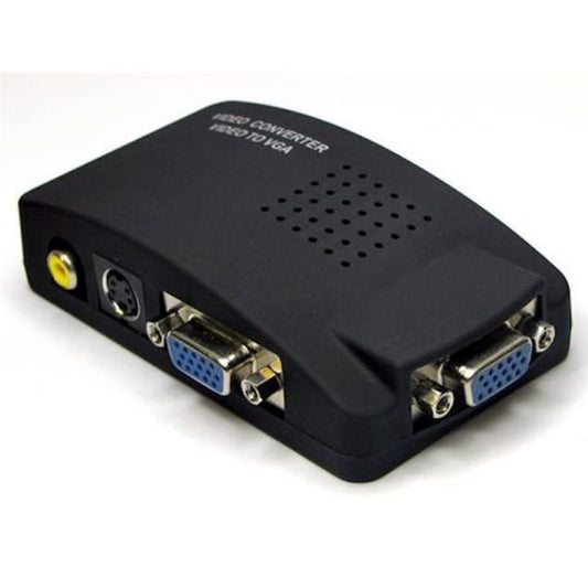Andowl VGA/S-Video/Composite RCA to VGA Converter