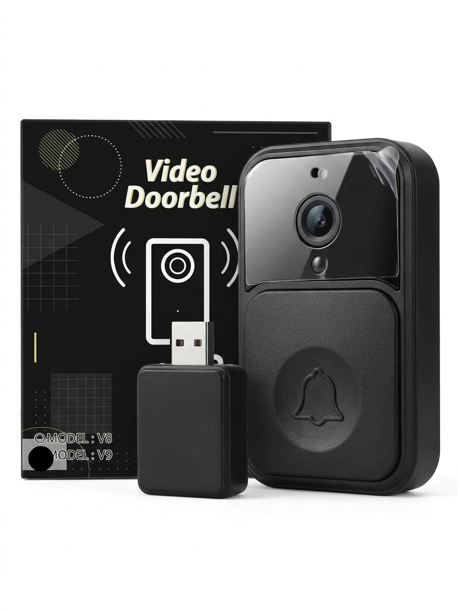 Smart Wireless Video Doorbell V9 Set – HD Infrared Night Vision Security Camera