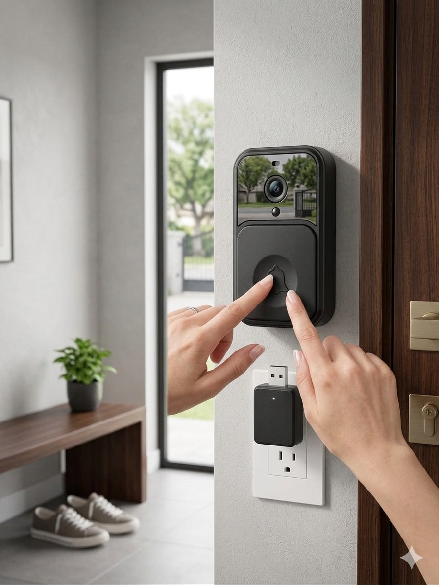 Smart Wireless Video Doorbell V9 Set – HD Infrared Night Vision Security Camera