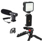 Vlogging Kit with Tripod LED Video Light & Phone Holder Q-ZJ09
