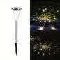 30W Solar Powered Spike Light 2pcs Warm White LED