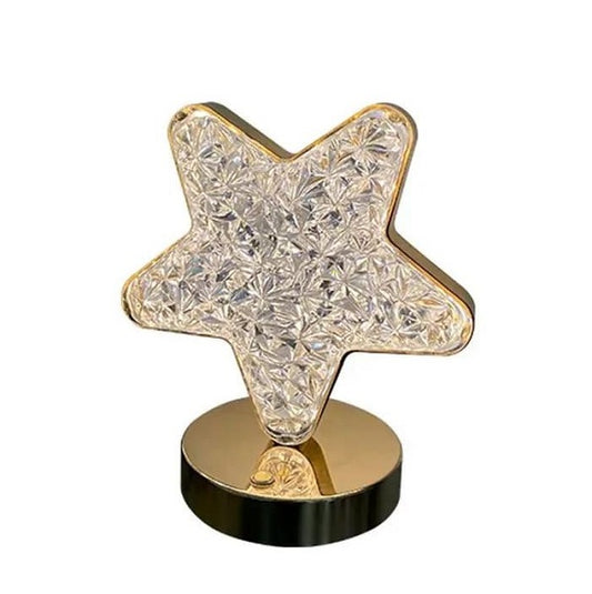 Rechargeable 3 LED Mode Star Light Table Lamp