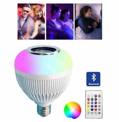 12W LED RGB Music Bulb With Remote Control