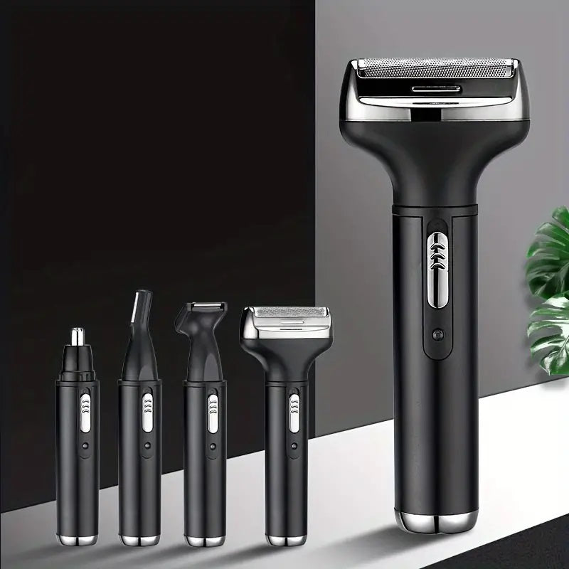 Rechargeable 4-In-1 Men’s Shaving Grooming Kit