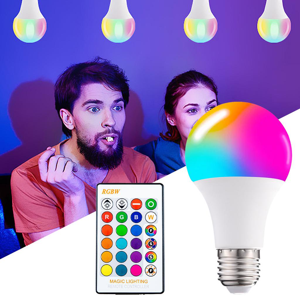 3W RGB LED Bulb With Remote Control