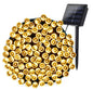 10M Solar Powered 100 LED Fairy Light Warm White