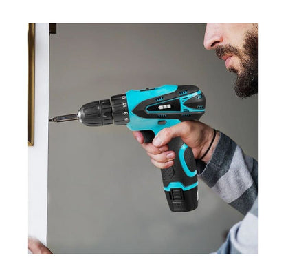 12V Cordless Lithium Battery Electric Drill Set