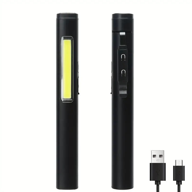 Magnetic Slim 800mah Battery LED + Mini Torch