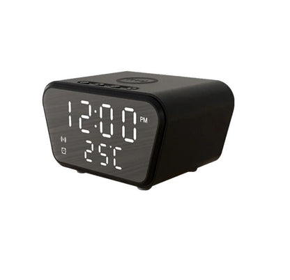 15W Alarm Clock With Wireless Charger + Temperature