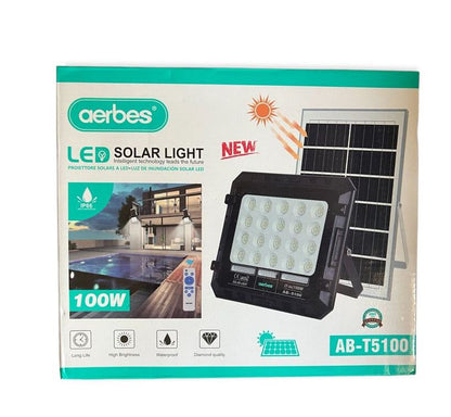 100W Solar Powered Flood Light