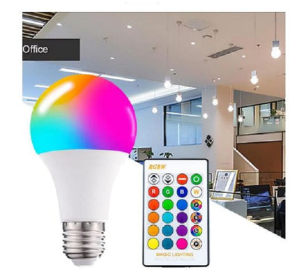 3W RGB LED Bulb With Remote Control