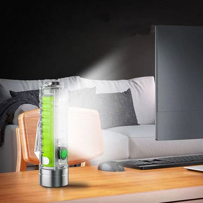 Magnetic Zoom Flashlight With UV Light 6800mah Battery