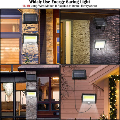 30W Solar Powered 100 COB Wall Lamp