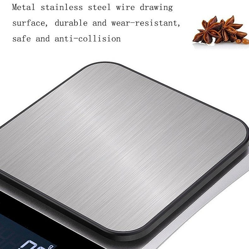 10kg/0,01g Aluminium Steel Scale