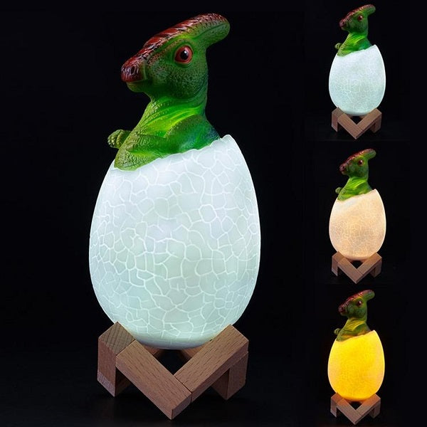 Rechargeable Color Changing 3D Dinosaur LED Light